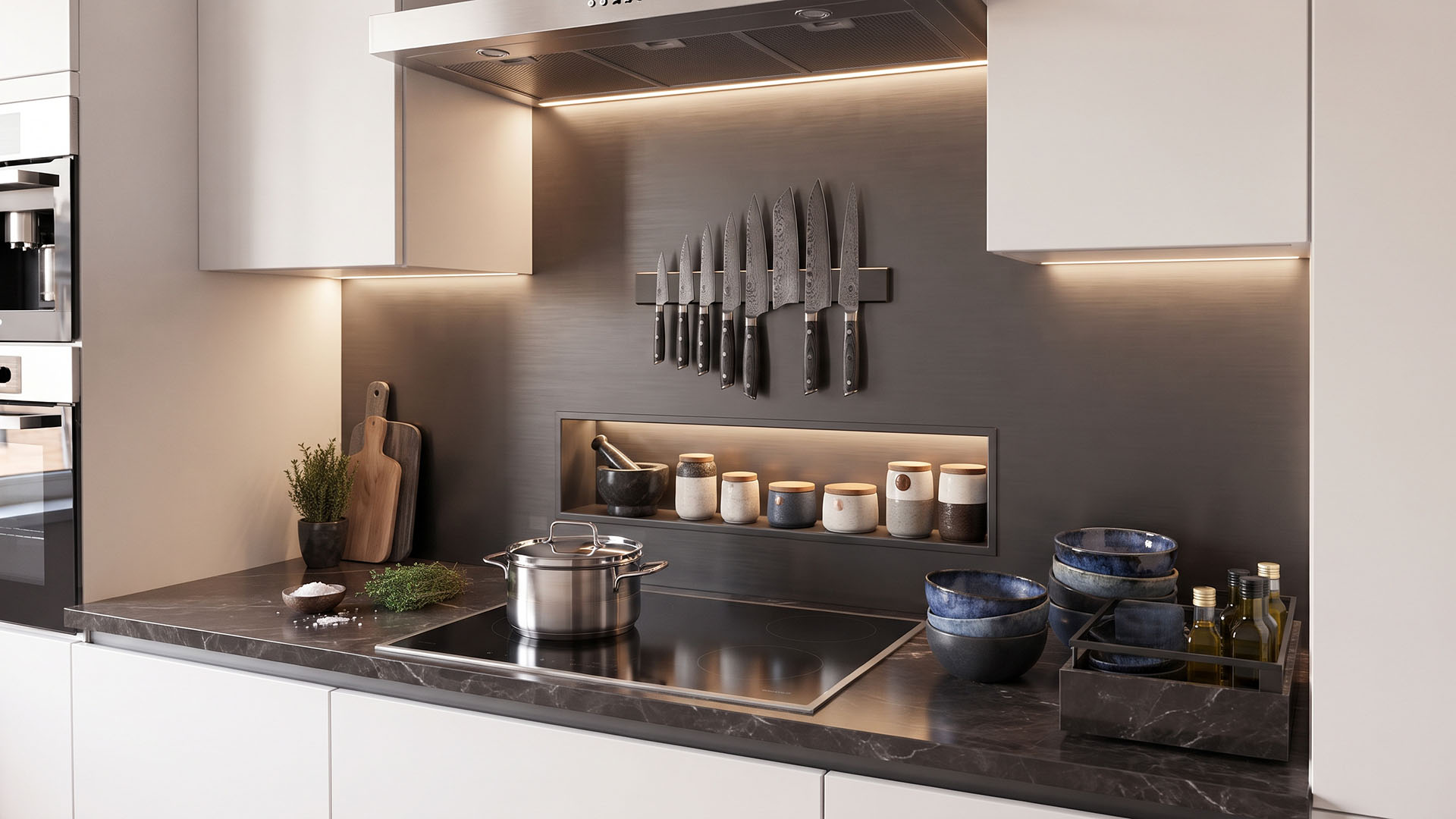 Design Küchenrückwand Glas nach Maß